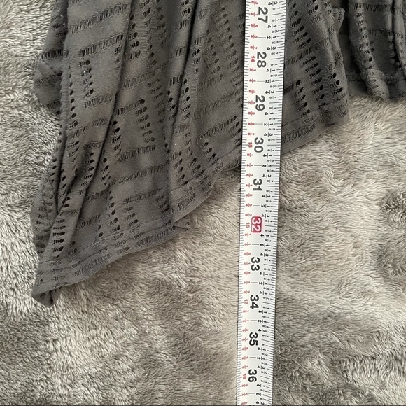 Mad Style Sleeveless Asymmetrical Open Front Cardi - Picture 10 of 10